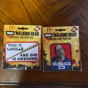 New still in wrapper Walking Dead patches